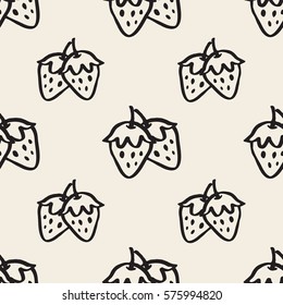 seamless monochrome strawberry pattern bcakground