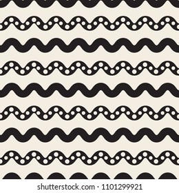 seamless monochrome stripe line pattern background with dot