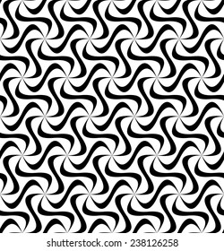 Seamless monochrome swirl pattern