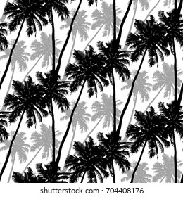 Tropical Background Seamless Pattern Imitation Watercolor Stock Vector ...