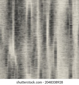 Seamless monochrome urban degrade striped effect in vector repeat graphic motif for print. Vector illustration. Modern worn aged fashion motif. Rough glitch effect. Abstract neutral material textile.