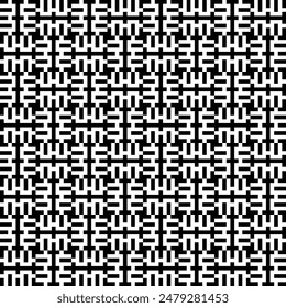 Texturas de Vector monocromo sin costuras, patrones geométricos abstractos en blanco y negro