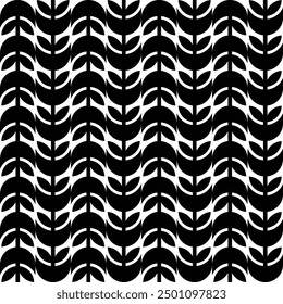 Nahtlose monochrome Vektortexturen, abstrakte geometrische Muster in Schwarz und Weiß. Gestaltungselement für Textil, Druck, Stoff.