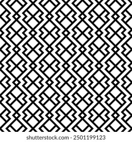 Texturas de Vector monocromo sin fisuras, patrones geométricos abstractos en blanco y negro. Elemento de diseño para textil, estampado, tela.
