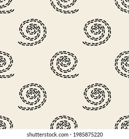 SEAMLESS MONOCHROME VORTEX PATTERN BACKGROUND