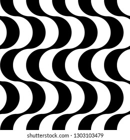 Seamless monochrome wallpaper background pattern