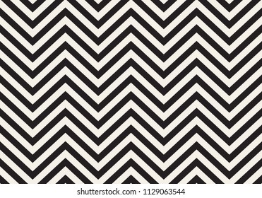 Seamless monochrome wavy lines pattern. Vector repeating texture.