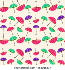 Seamless monsoon background.