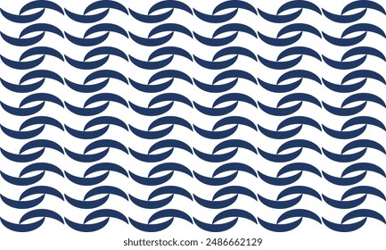 seamless moon pattern with waves, seamless pattern with blue waves, as repeat pattern row, replete image illustration, up and down design for fabric printing
