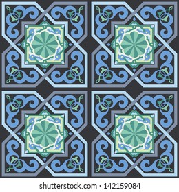 Seamless Moorish Style Pattern