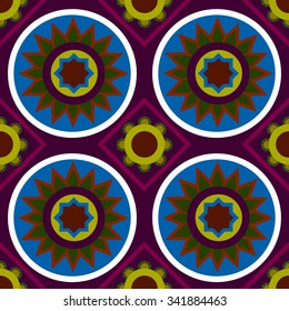 Seamless moroccan ottoman arabian pattern