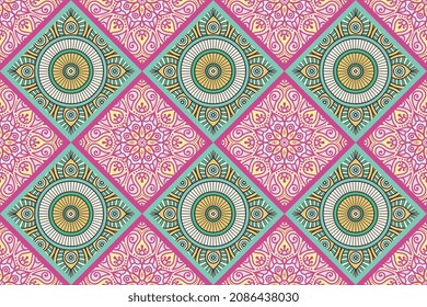 Seamless moroccan pattern ethnic design