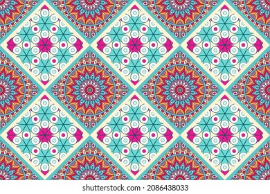 Seamless moroccan pattern ethnic design