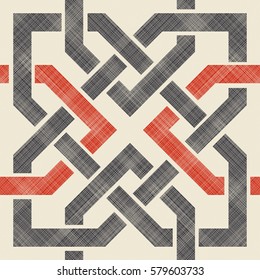 Patrón marroquí impecable en colores retro sobre fondo de textura.Patrón étnico. Puede utilizarse para cerámica, papel pintado, linóleo, texturas superficiales, fondo de página web