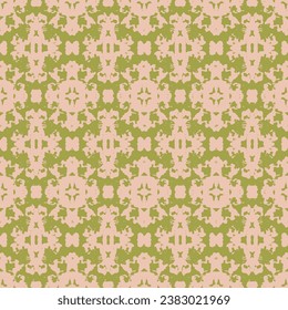 Seamless moroccan pattern. Square vintage tile.  Seamless geometric pattern. Abstract background.