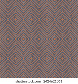 Seamless moroccan pattern. Square vintage tile.  Bizarre Art Illustration