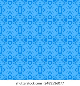 Seamless moroccan pattern. Square vintage tile.  Bizarre Art Illustration