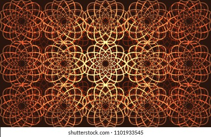 Seamless Moroccan texture with flowers. Pattern for tiles. Vector pattern for wallpaper, fabrics and your design