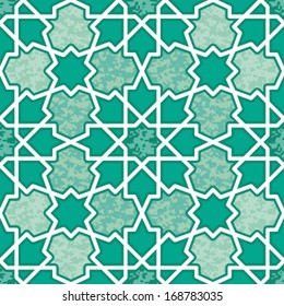 Seamless Moroccan Tile Background Pattern 
