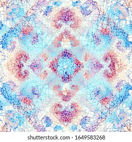 Diseño artístico de mosaico sin incandescencias. Antecedentes artísticos abstractos...Imagen vectorial.