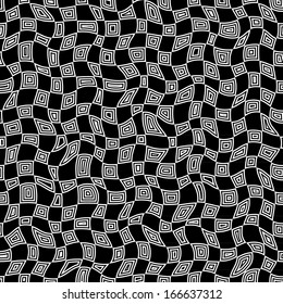 Seamless mosaic background. Vector illustration. 