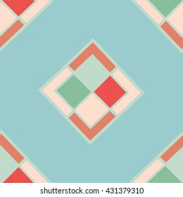 Seamless mosaic background, vector illustration.