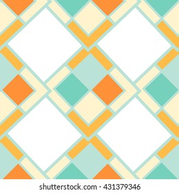 Seamless mosaic background, vector illustration. 