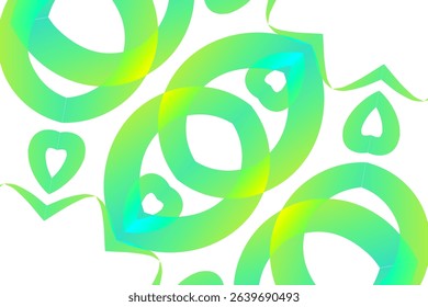 seamless mosaic Beautiful glow colour gradient flower line art pattern wallpaper ornament for commercial ads	