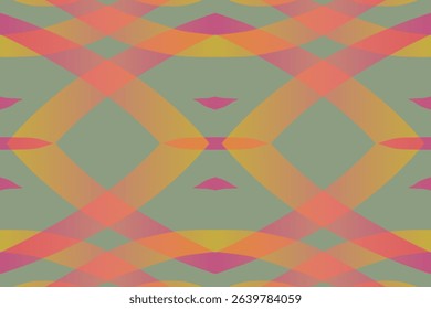 seamless mosaic Beautiful glow colour gradient flower line art pattern wallpaper ornament for commercial ads	