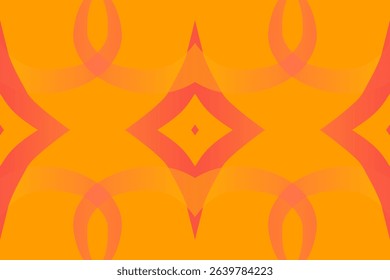 seamless mosaic Beautiful glow colour gradient flower line art pattern wallpaper ornament for commercial ads	