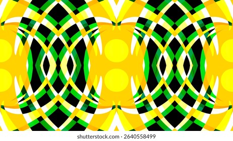 seamless mosaic Beautiful glow colour gradient flower line art pattern wallpaper ornament for commercial ads