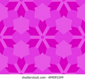 seamless mosaic. floral stained-glass window. purple color. vector illustration. for design, wallpaper, interior