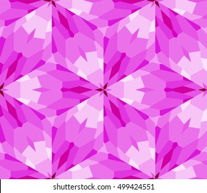 seamless mosaic. floral stained-glass window. purple color. vector illustration. for design, wallpaper, interior