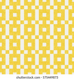 Seamless mosaic. Geo seamless pattern with gold and grey. Seamless textured background. Useful for  fabric print, wrapping paper, scrap booking, web design