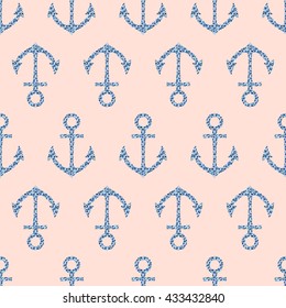 seamless mosaic pattern anchor