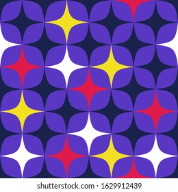 Seamless mosaic pattern. Background for wallpaper, textile.