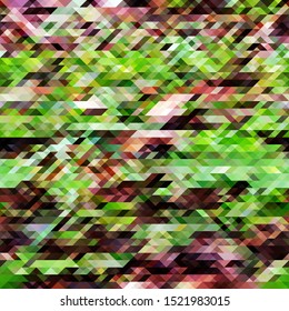 Seamless mosaic pattern with bright colors
