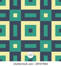 Seamless mosaic pattern. Geometric background. Vector Illustration. Can be used for wallpapers, backgrounds, web sites. 