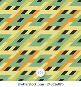 Seamless mosaic pattern. Geometric background. Vector Illustration. Can be used for wallpapers, backgrounds, web sites. 