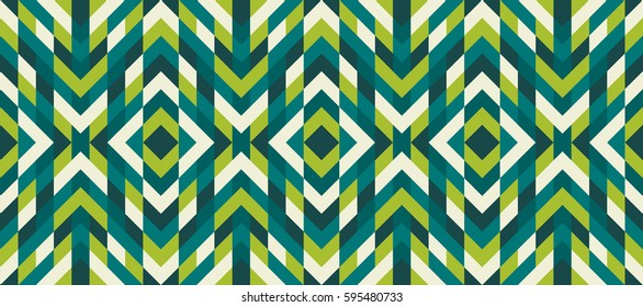 Seamless mosaic pattern. Geometric background. Vector Illustration. Collection for design. 