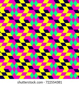 Seamless mosaic pattern. Geometric background. Vector Illustration.