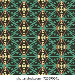 Seamless mosaic pattern. Geometric background. Vector Illustration.