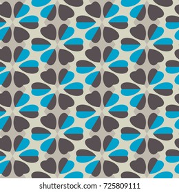 Seamless mosaic pattern. Geometric background. Vector Illustration.