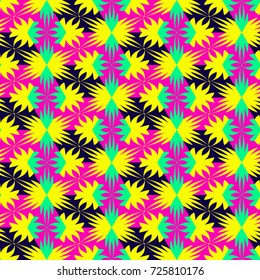 Seamless mosaic pattern. Geometric background. Vector Illustration.