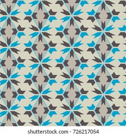 Seamless mosaic pattern. Geometric background. Vector Illustration.