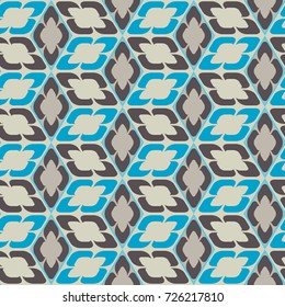 Seamless mosaic pattern. Geometric background. Vector Illustration.