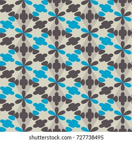 Seamless mosaic pattern. Geometric background. Vector Illustration.
