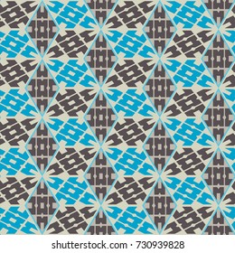 Seamless mosaic pattern. Geometric background. Vector Illustration.