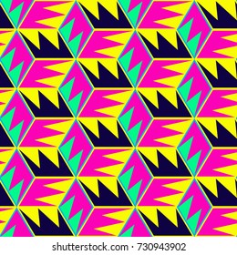 Seamless mosaic pattern. Geometric background. Vector Illustration.