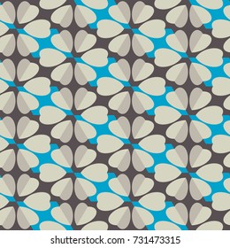 Patrón de mosaico sin foco. Fondo geométrico. Ilustración vectorial.